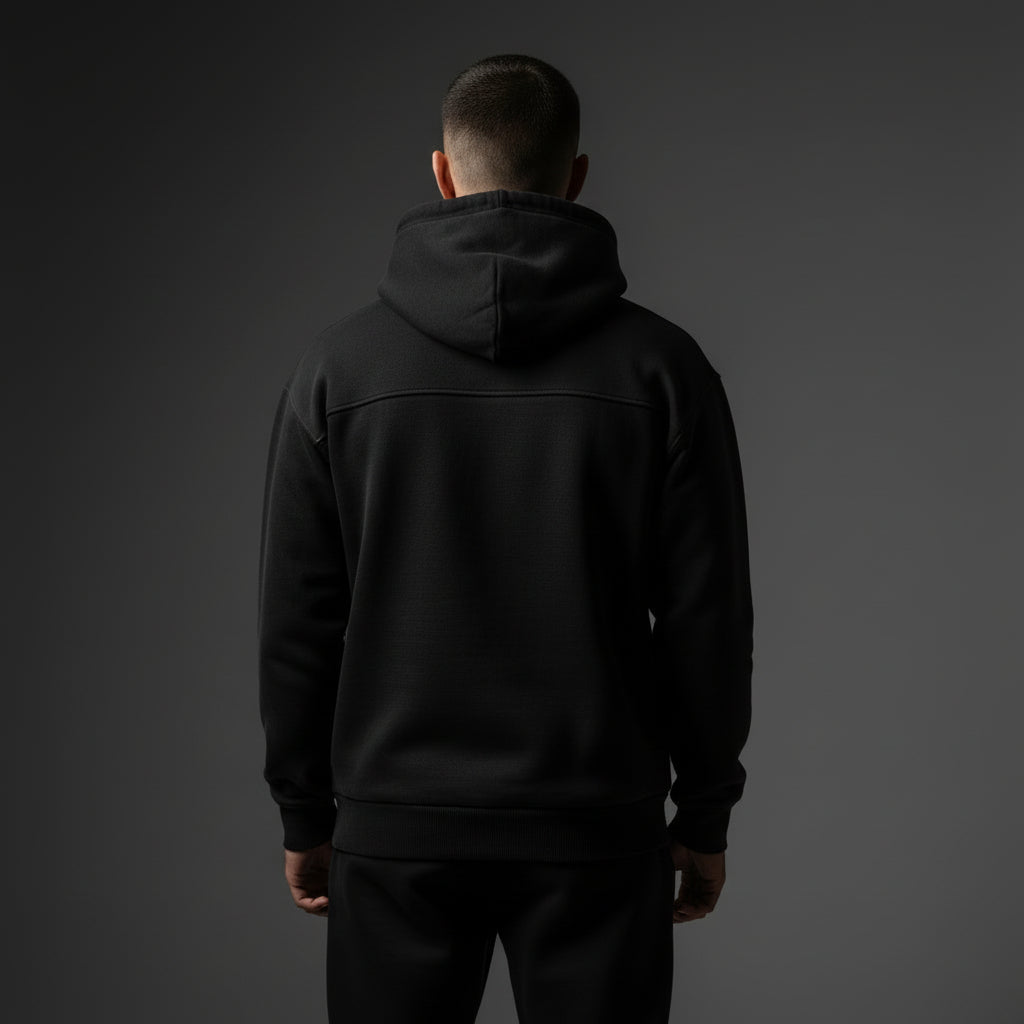 ÉLEVÉ TERRY HOODIE - BLACK